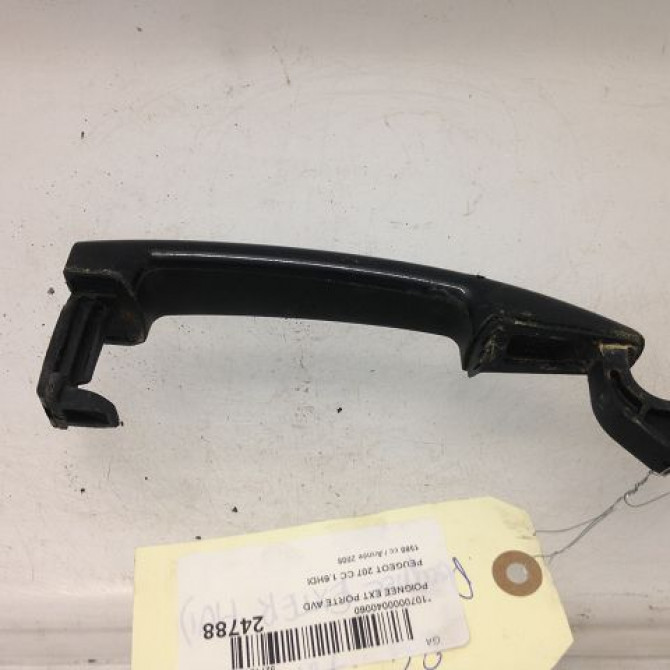 Poignee ext porte avd occasion PEUGEOT 207 CC Phase 1 03-2007->... 9101GH 2