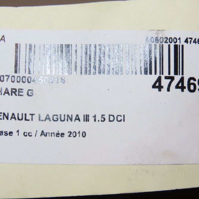 Phare gauche occasion RENAULT LAGUNA III Phase 1 10-2007->10-2010 1.5 DCI 260600074R 4