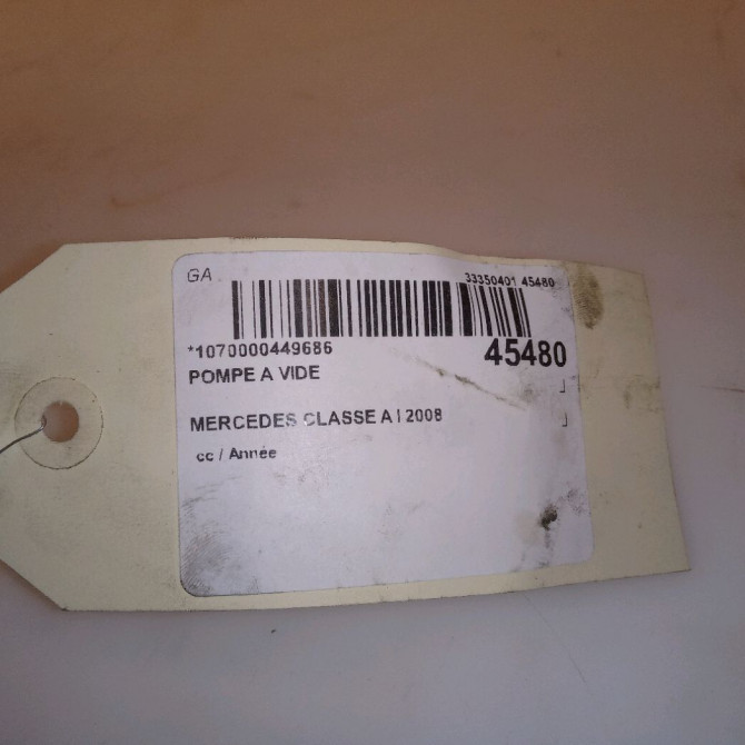 Pompe a vide occasion MERCEDES CLASSE A I 6402300465 4