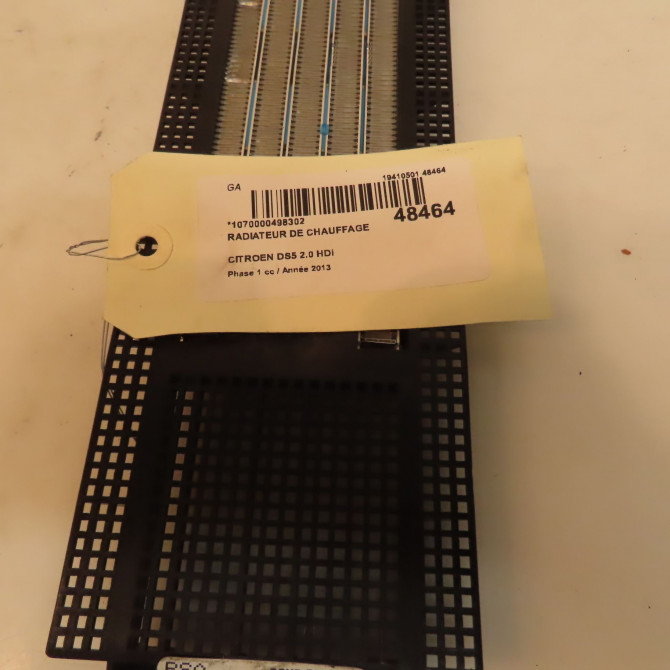 Radiateur de chauffage occasion  6448T9 5
