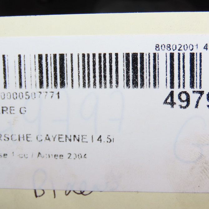 Phare gauche occasion PORSCHE CAYENNE I Phase 1 11-2003->12-2006 4.5i 450ch 95563115342 4