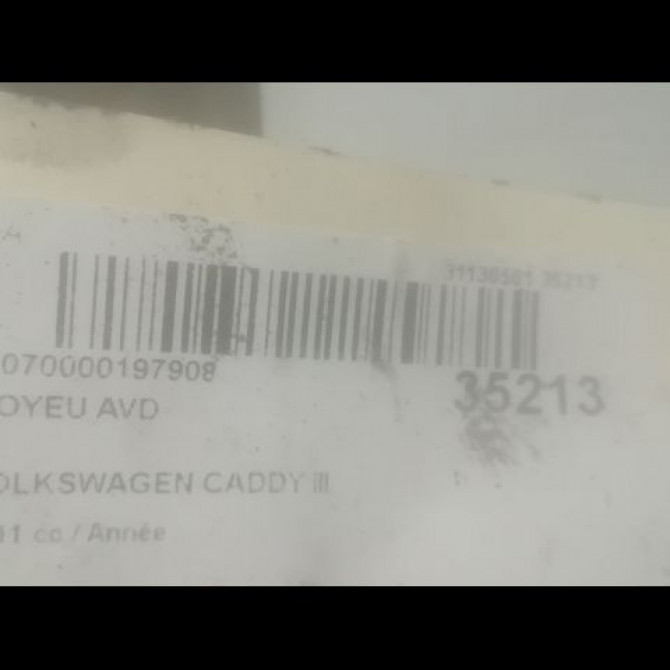 Moyeu avd occasion VOLKSWAGEN CADDY III Phase 1 03-2004->07-2010 5K0498621 3