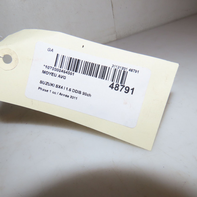 Moyeu avg occasion SUZUKI SX4 I Phase 1 04-2006->03-2014 1.6 DDIS 90ch 4342179J10 4