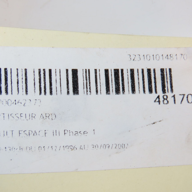 Amortisseur arrière droit occasion RENAULT ESPACE III Phase 1 12-1996->09-2002 2.2 DCI 130ch 6025408081 3