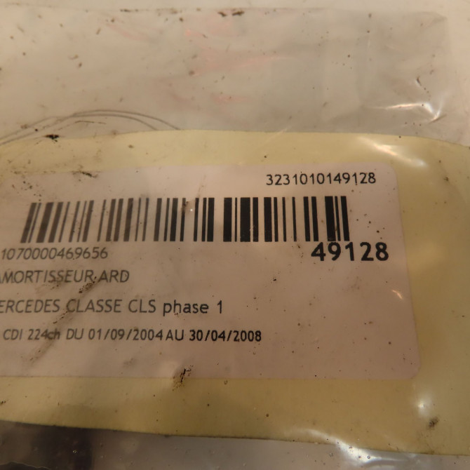 Amortisseur arrière droit occasion MERCEDES CLASSE CLS Phase 1 04-1995->04-1999 320 CDI 224ch 2193260400 3