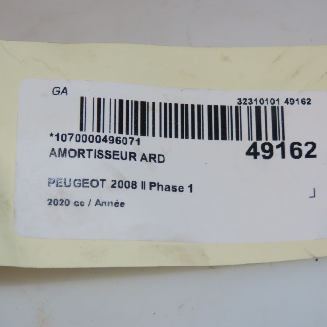 Amortisseur arrière droit occasion PEUGEOT 9836658080 3