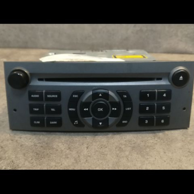 Autoradio occasion PEUGEOT 407 Phase 1 04-2004->07-2008 1.6 HDI 16v 1