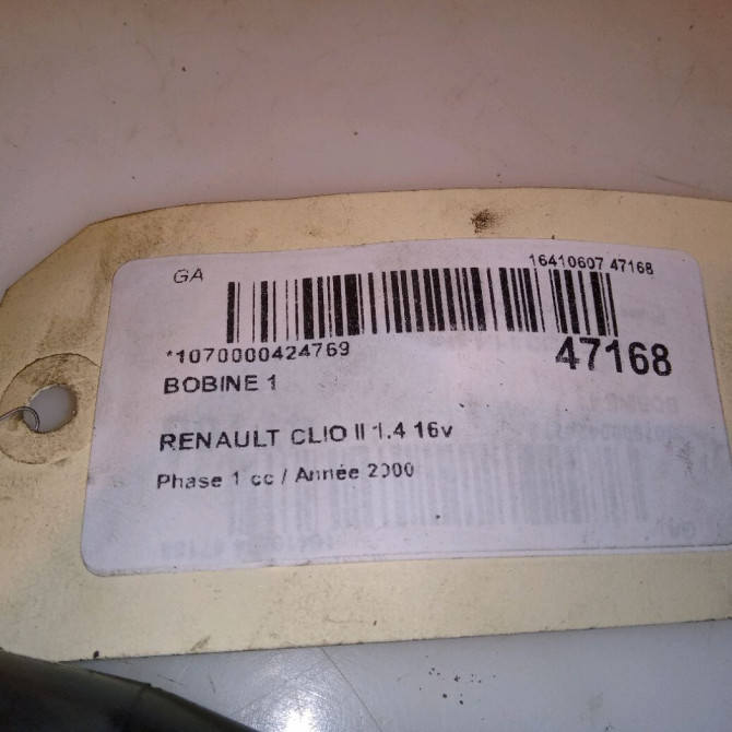 occasion RENAULT CLIO II Phase 1 03-1998->06-2001 1.4 16v 224332597R 6