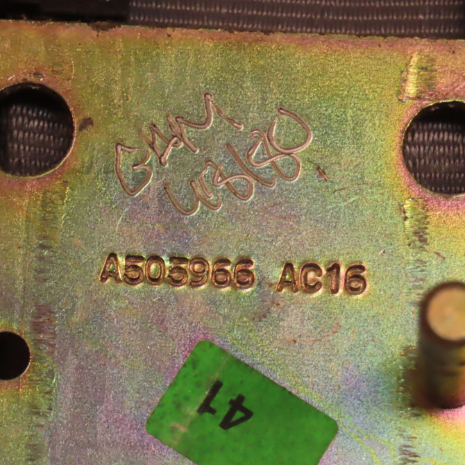 Ceinture arrière droite occasion RENAULT TWINGO I Phase 3 08-2000->06-2007 1.2i 16v 8200703374 3