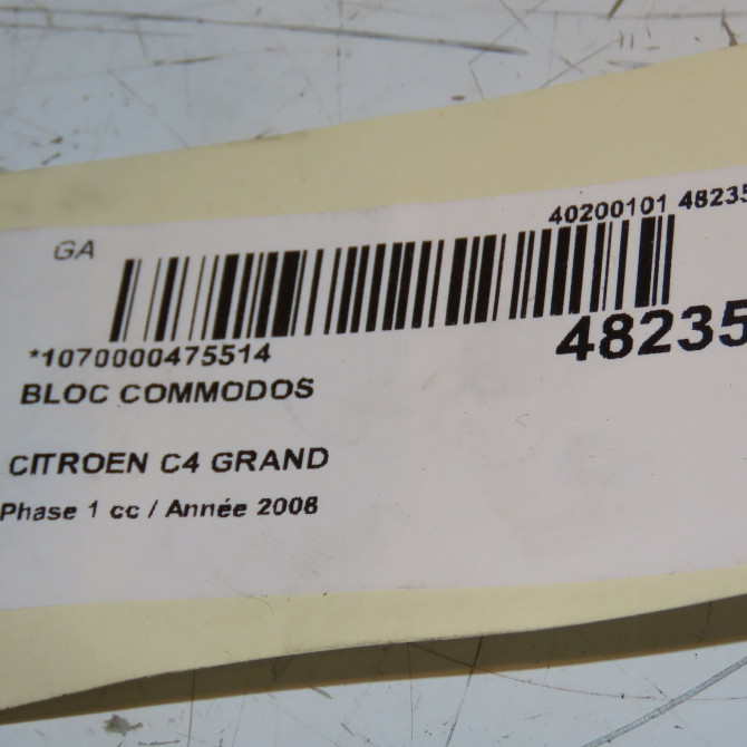 Bloc commodos occasion CITROEN C4 GRAND PICASSO I Phase 1 10-2006->09-2013 1.6 HDI 110ch 624347 4