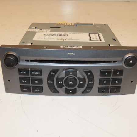Autoradio occasion PEUGEOT 407 Phase 1 04-2004->07-2008 2.0 HDI 136ch