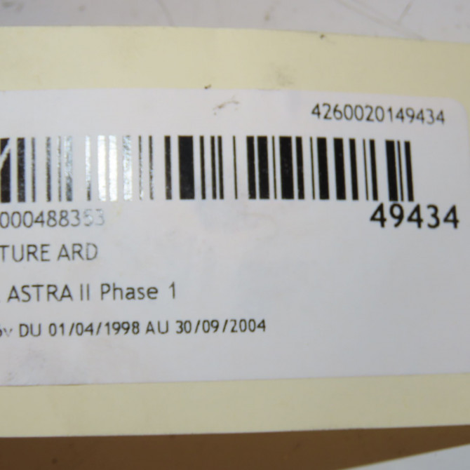 Ceinture arrière droite occasion OPEL ASTRA II Phase 1 04-1998->09-2004 1.8i 16v 90560642 3