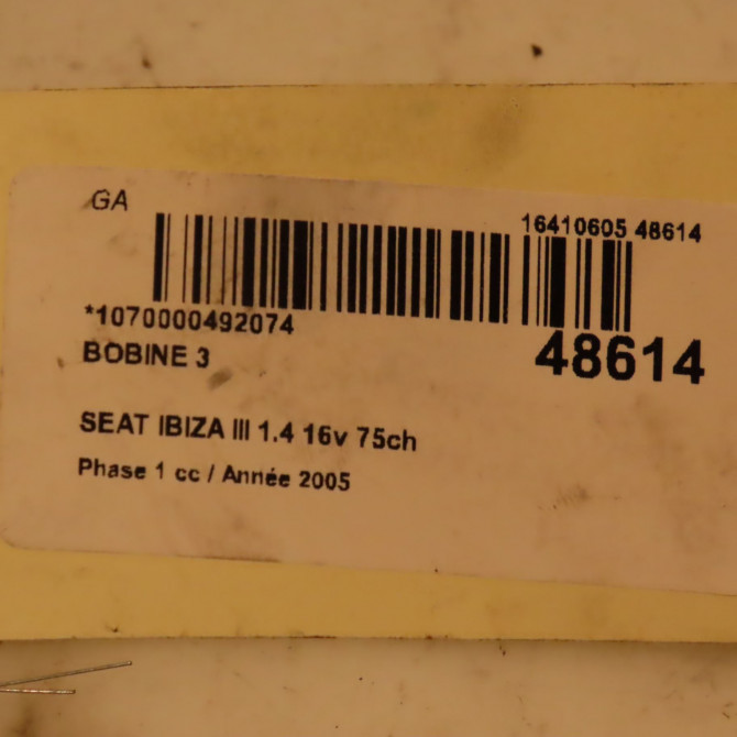 occasion SEAT IBIZA III Phase 1 03-2002->03-2006 1.4 16v 75ch 36905715H 3