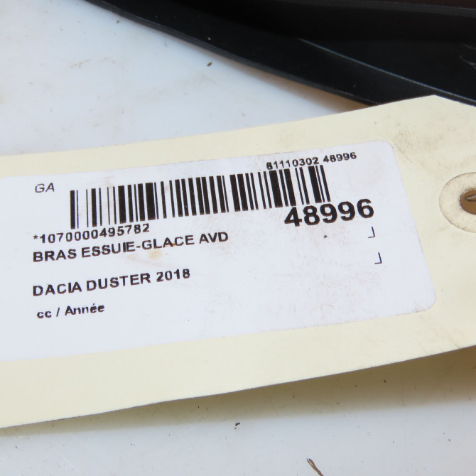 Bras essuie-glace avant droit occasion DACIA DUSTER 288817528R 3