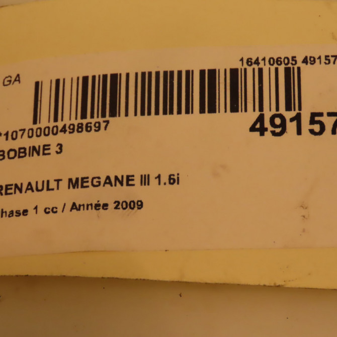 occasion RENAULT MEGANE III Phase 1 11-2008->01-2012 1.6i 16v 110ch 224332597R 3