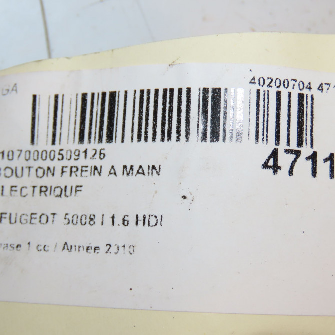 occasion PEUGEOT 5008 I Phase 1 11-2009->12-2013 1.6 HDI 110ch 4