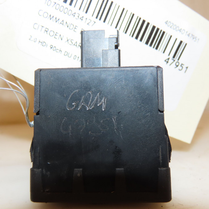 Commande eclairage occasion CITROEN XSARA Phase 2 09-2000->12-2005 2.0 HDi 90ch 625368 2