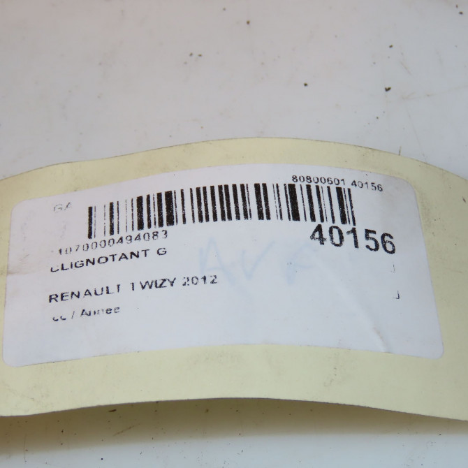 Clignotant gauche occasion TWIZY 261306162R 3