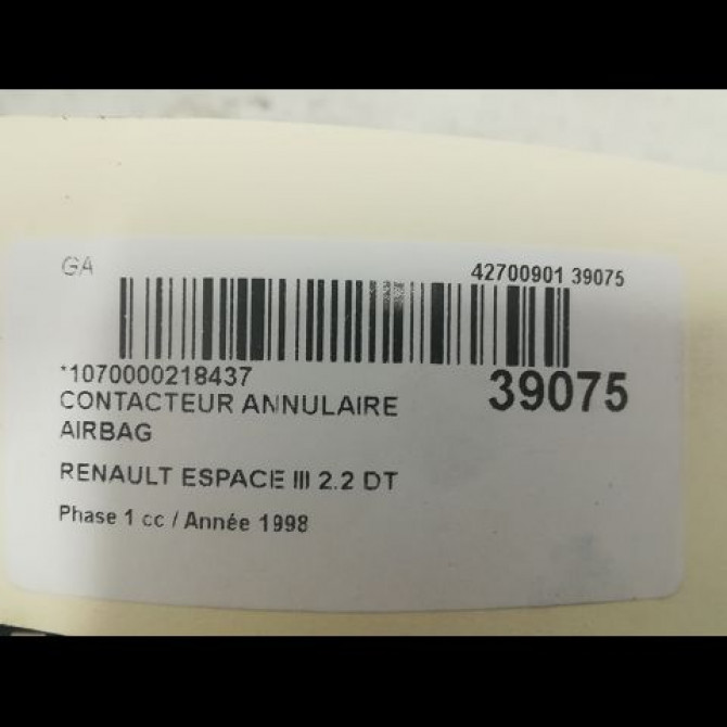 occasion RENAULT ESPACE III Phase 1 12-1996->09-2002 2.2 DT 7700846227 3