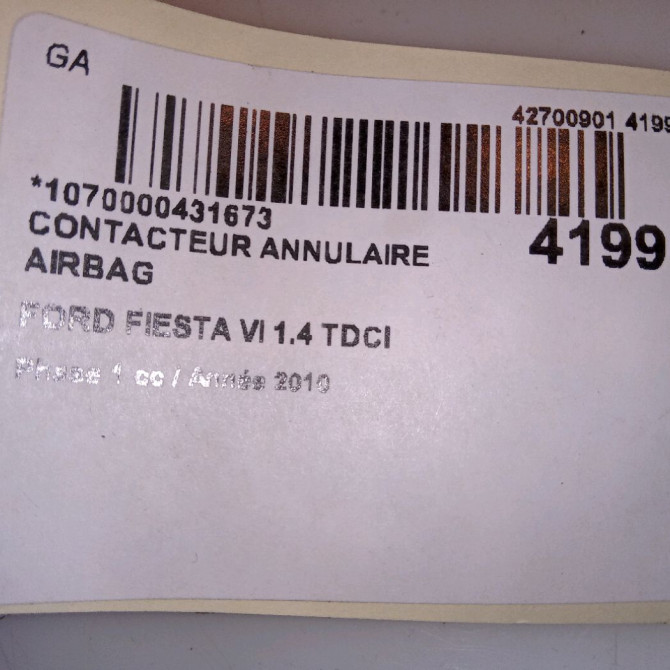 occasion FORD FIESTA VI Phase 1 10-2008->11-2012 1.4 TDCI 68ch 2116409 5