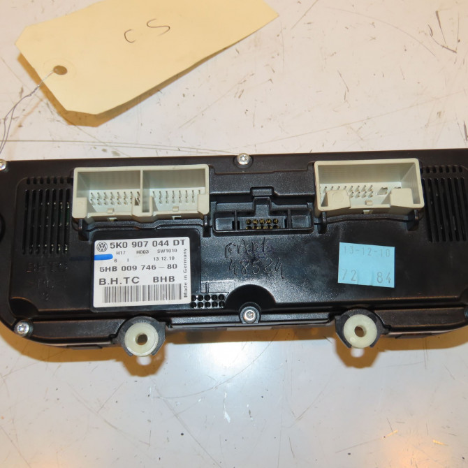 Commande de chauffage occasion VOLKSWAGEN GOLF VI Phase 1 10-2008->04-2013 1.6 TDI 105ch 5K0907044GNZJU 2