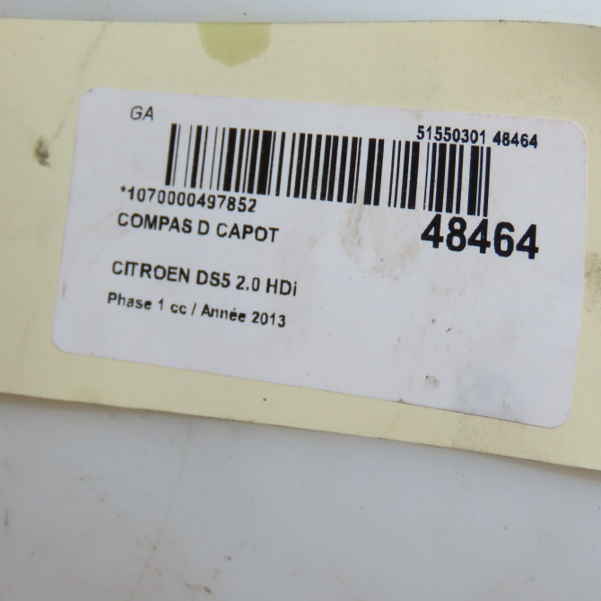 Compas d capot occasion  9803474780 3