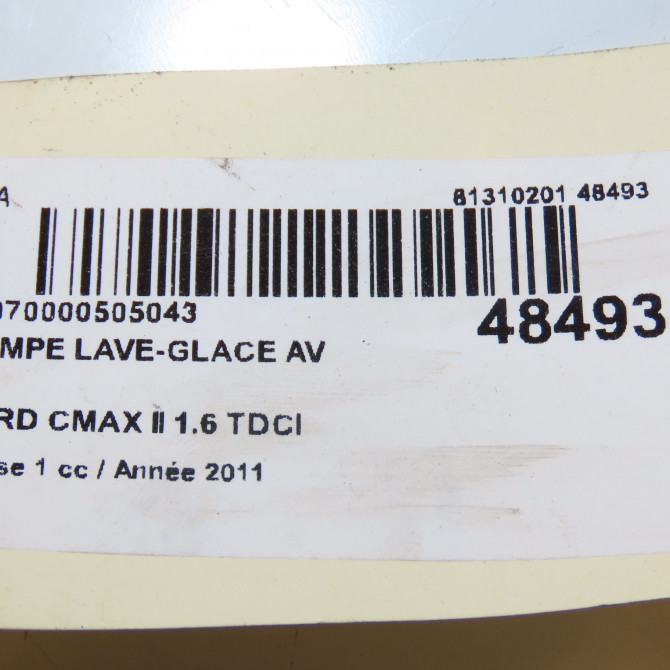 Pompe lave-glace avant occasion FORD CMAX II Phase 1 09-2010->09-2015 1.6 TDCI 115ch 1692412 5