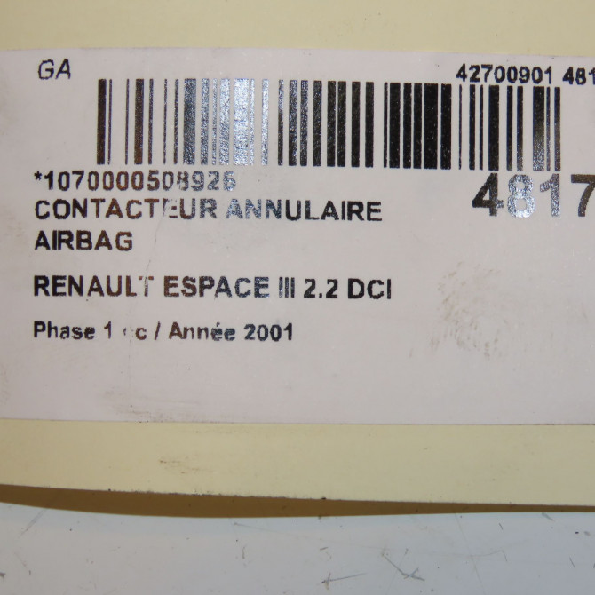 occasion RENAULT ESPACE III Phase 1 12-1996->09-2002 2.2 DCI 130ch 4