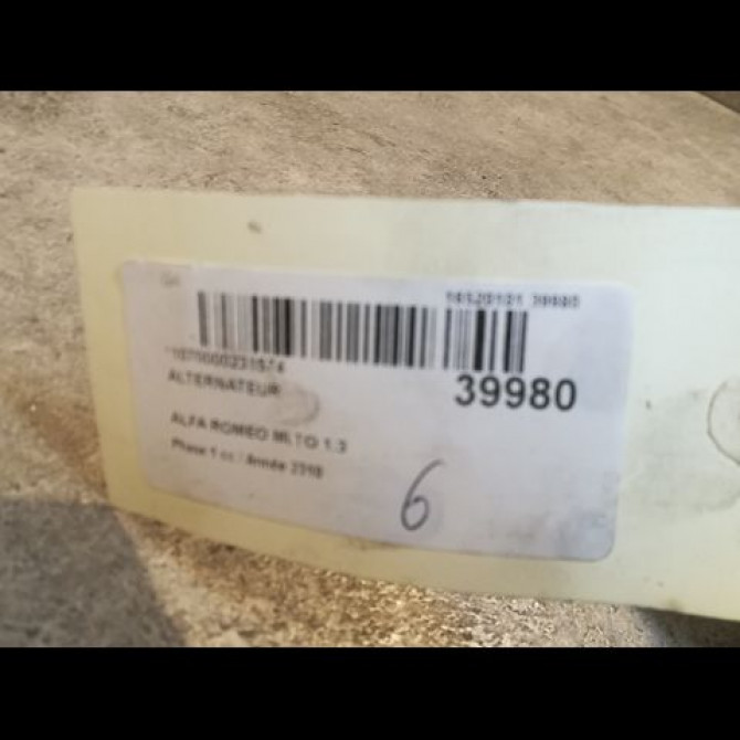 Alternateur occasion ALFA ROMEO MI.TO MI.TO Phase 1 2008-09-01->2016-12-31 1.3 JTDM 95ch 51944878 4
