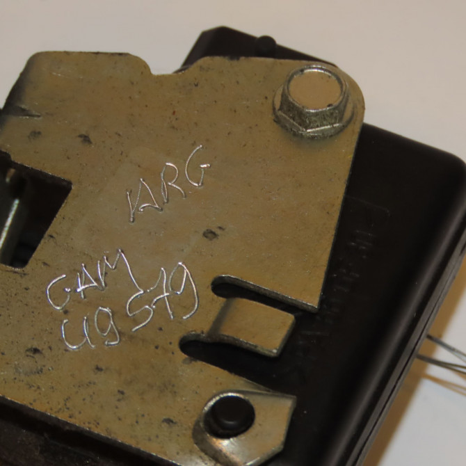 Serrure porte arg occasion DACIA LOGAN I Phase 2 07-2008->12-2012 1.5 DCI 70ch 6001547512 3