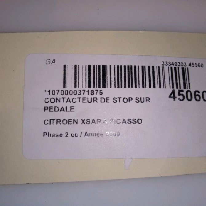 occasion CITROEN XSARA PICASSO Phase 2 02-2004->12-2010 1.6 HDI 92 ch 453440 3