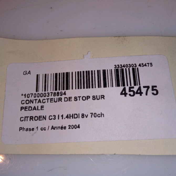 occasion CITROEN C3 I Phase 1 04-2002->10-2005 1.4HDI 8v 70ch 453440 4