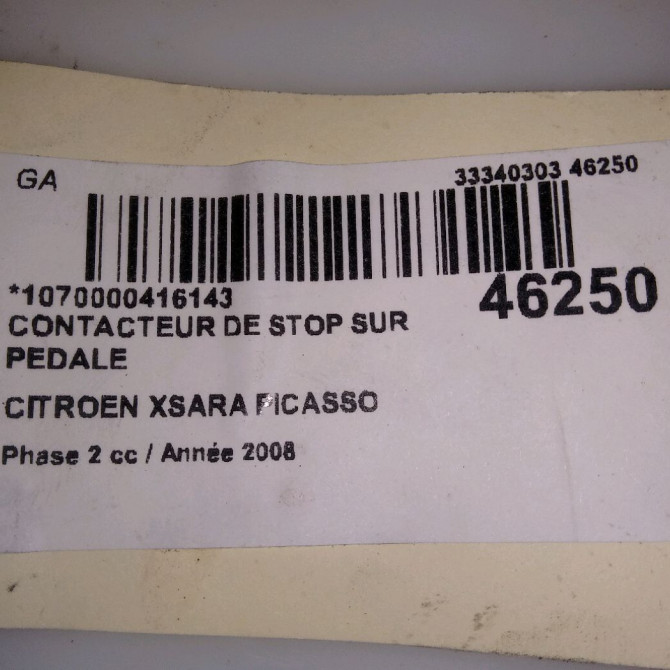 occasion CITROEN XSARA PICASSO Phase 2 02-2004->12-2010 1.6 HDI 92 ch 453440 4