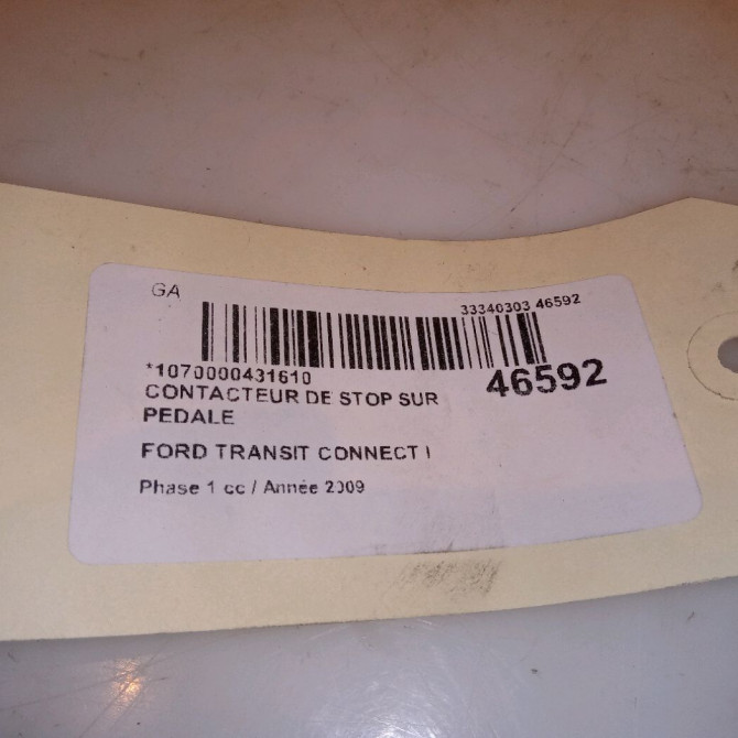 occasion FORD TRANSIT CONNECT I Phase 1 01-2003->04-2009 1.8 TDCi 75ch 4832217 5
