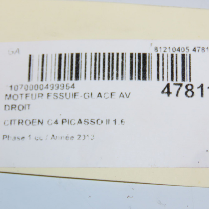 occasion CITROEN C4 PICASSO II Phase 1 04-2013->... 1.6 e-HDi 8v 115ch 4