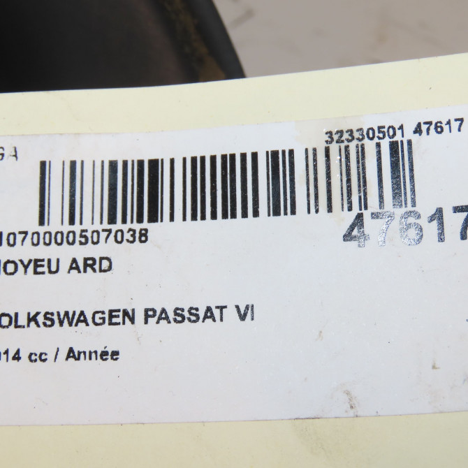 Moyeu ard occasion VOLKSWAGEN PASSAT VI Phase 1 CC 11-2011->12-2017 5K0498621 3