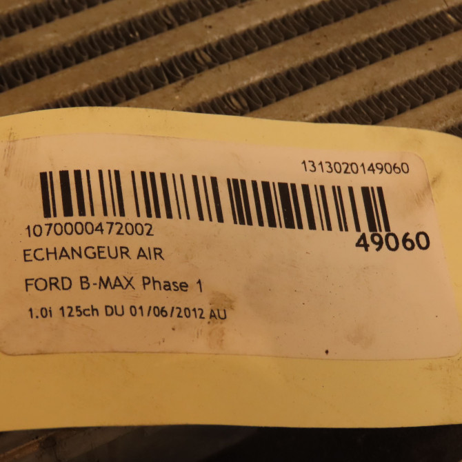Echangeur air occasion FORD B-MAX Phase 1 06-2012->... 1.0i 125ch 2013451 4
