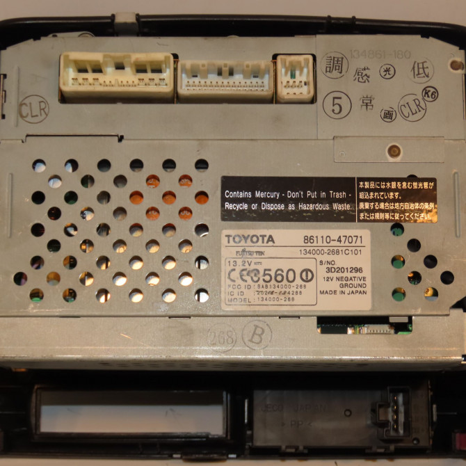 Autoradio occasion TOYOTA PRIUS II Phase 1 03-2004->11-2009 110 Hybride 8612047120EX 3