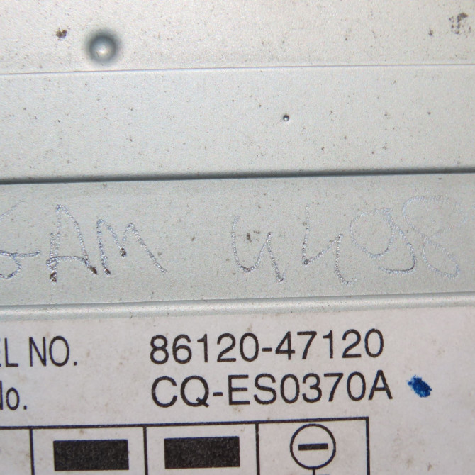 Autoradio occasion TOYOTA PRIUS II Phase 1 03-2004->11-2009 110 Hybride 8612047120EX 4