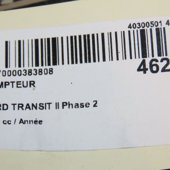 Compteur occasion TRANSIT II Phase 2 10-1991->10-1994 3