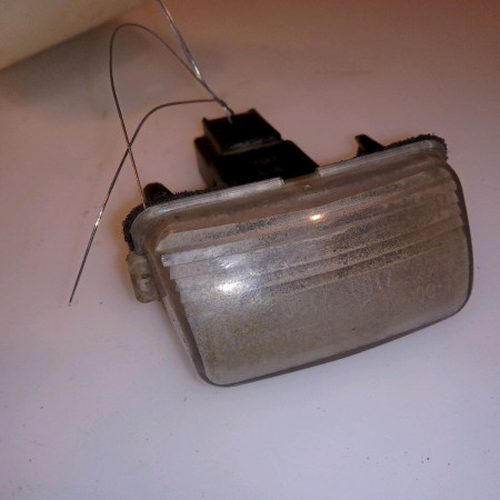 Eclaireur plaque de police g occasion PEUGEOT 407 phase 1 SW 07-2004->07-2008 2.0 HDI 136ch 6340A3