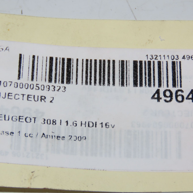 occasion PEUGEOT 308 I Phase 1 09-2007->03-2011 1.6 HDI 16v 110ch 3