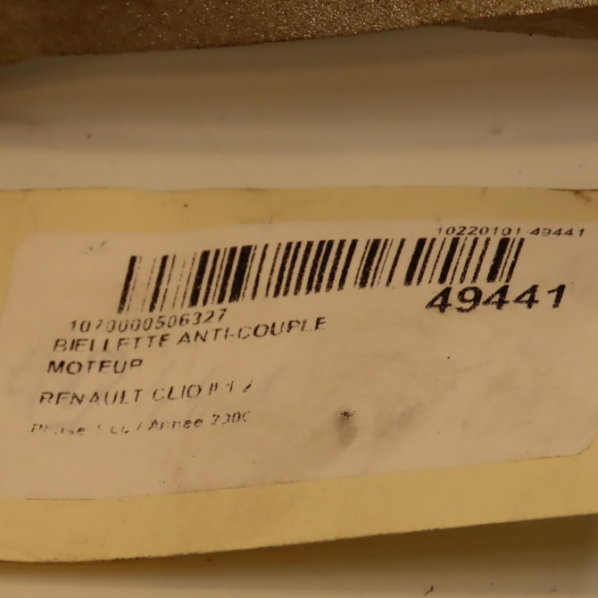 Biellette anti-couple moteur occasion RENAULT CLIO II Phase 1 03-1998->06-2001 1.2 3
