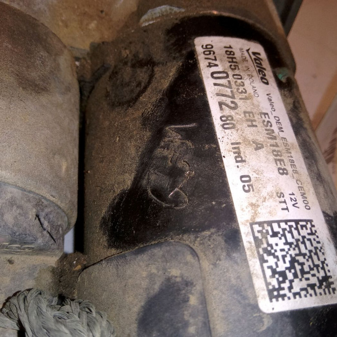 Démarreur occasion DS DS3 Phase 2 06-2014->... 9674077280 4