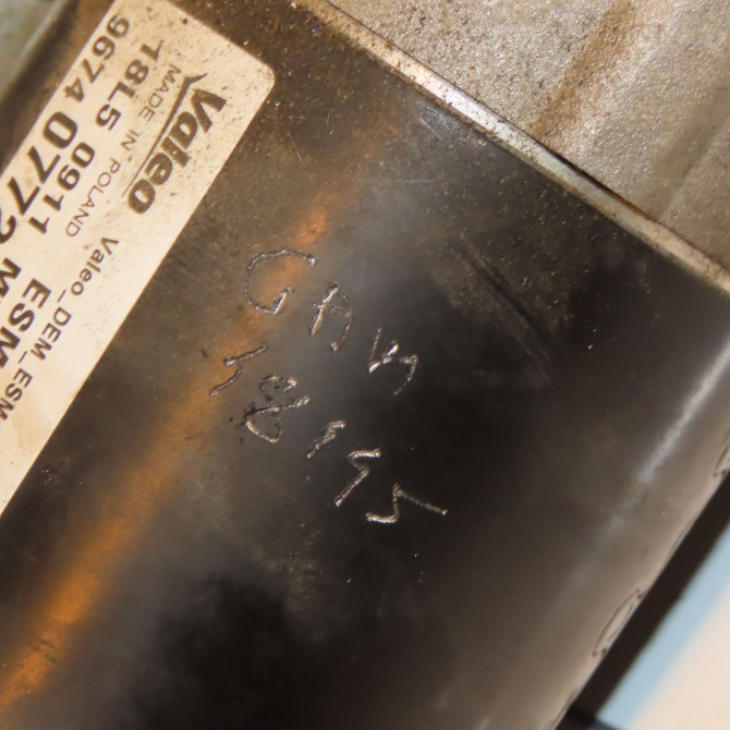 Démarreur occasion PEUGEOT 2008 Phase 1 01-2013->... 1.2i PURETECH 110ch 9674077280 2