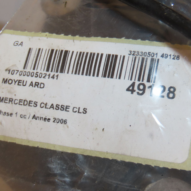 Moyeu ard occasion MERCEDES CLASSE CLS Phase 1 04-1995->04-1999 320 CDI 224ch 3