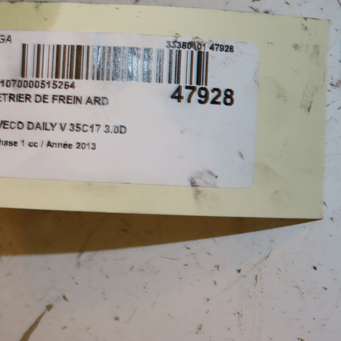 Etrier de frein arrière droit occasion  504120970 3