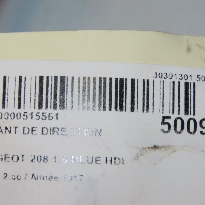 Volant de direction occasion PEUGEOT 208 Phase 2 04-2015->... 1.6 BLUE HDI 100ch 96739515ZD 3