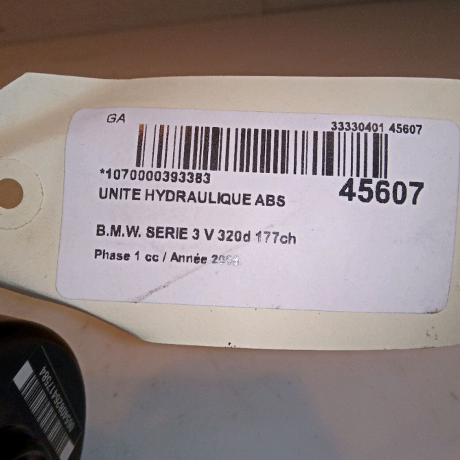 Unité hydraulique ABS occasion B.M.W. SERIE 3 V Phase 1 03-2005->09-2008 320d 177ch 34512460468 4