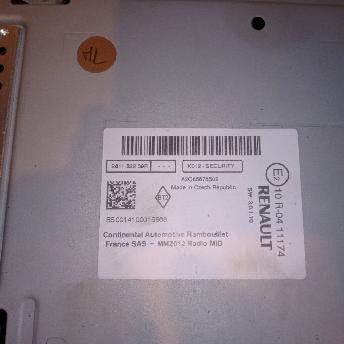 Autoradio occasion RENAULT CLIO IV Phase 1 07-2012->... 0.9 TCE 90ch 281151863R 4